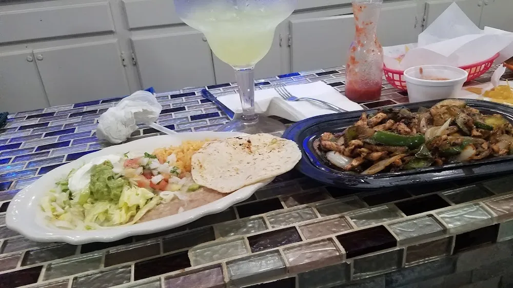 Margarita and Chicken Fajitas