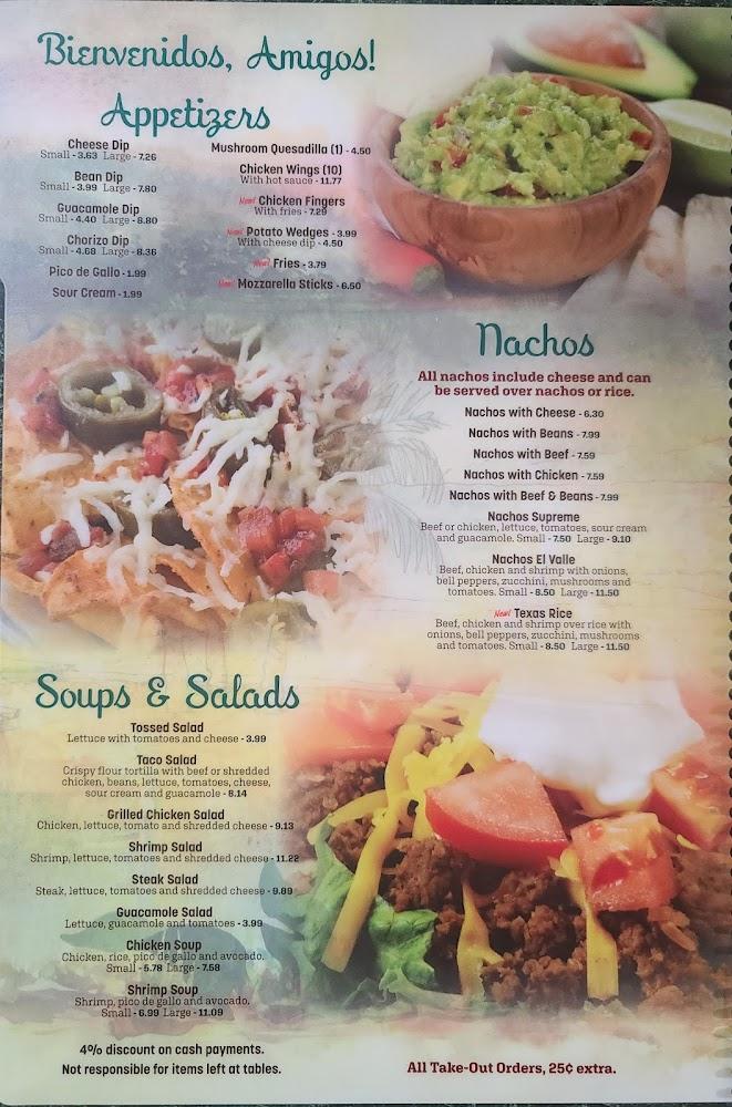 El Valle Mexican Restaurant Shredded Chicken Burrito